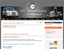 Tablet Screenshot of msc-waechtersbach.de